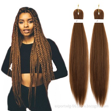 wholesale ombre braiding hair prestretched synthetic hair crochet braids pre stretch braiding hair extension